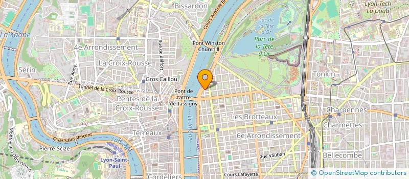 localisation de l'entreprise SCI LES HAUTES BRUYERES  LYON