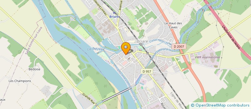 localisation de l'entreprise SCI LES HAUTES DAMERAUDES à BRIARE