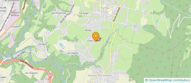 localisation de l'entreprise SCI LES HAUTES PLAINES  VILLAZ