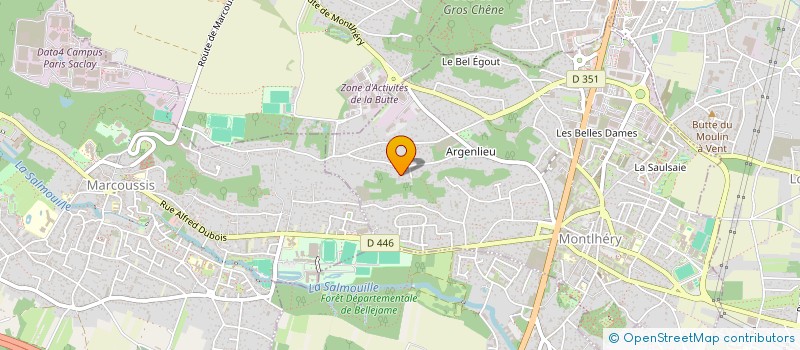 localisation de l'entreprise SCI LES HAUTES POMMERAIES  MONTLHERY