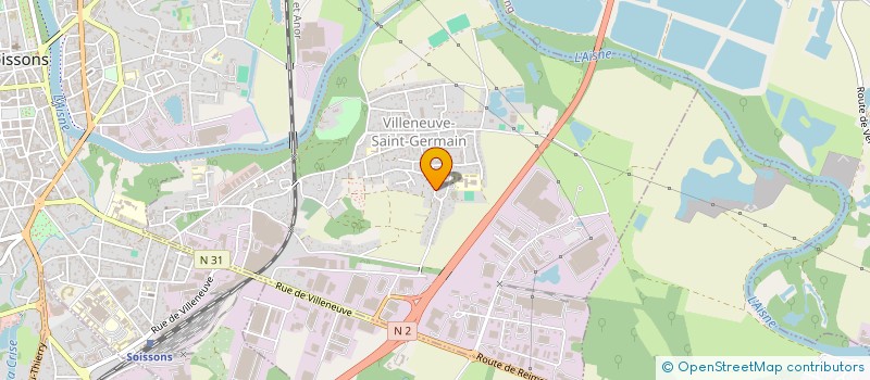 localisation de l'entreprise SCI LES HAUTES RIVES  BILLY SUR AISNE