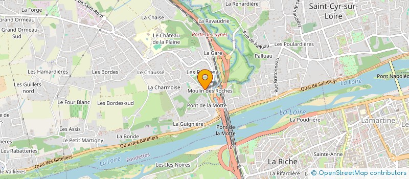 localisation de l'entreprise SCI LES HAUTES ROCHES à FONDETTES