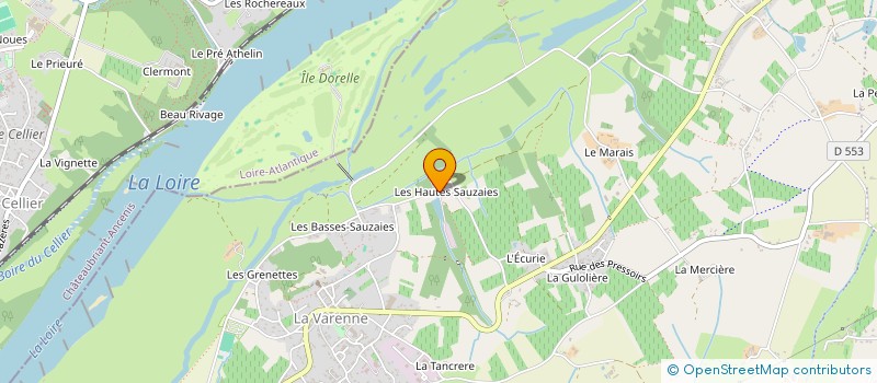 localisation de l'entreprise SCI LES HAUTES SAUZAIES  OREE-D'ANJOU