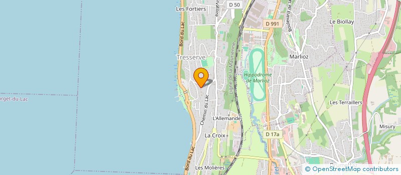 localisation de l'entreprise SCI LES HAUTEURS D'OLIVEA  TRESSERVE