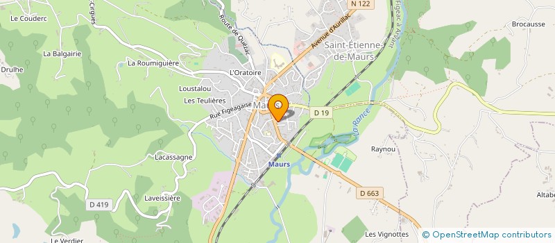 localisation de l'entreprise SCI LES HAUTEURS DE QUEZAC à MAURS