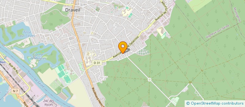 localisation de l'entreprise SCI LES HAUTEURS MORLHONNAISES à DRAVEIL