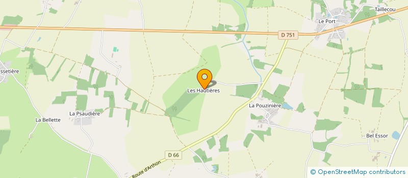 localisation de l'entreprise SCI LES HAUTIERES  PORNIC