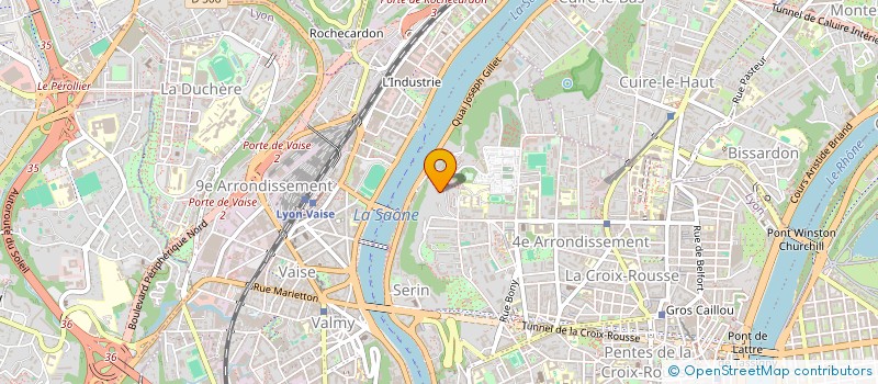localisation de l'entreprise SCI LES HAUTS 2  LYON 4EME