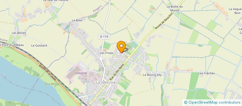 localisation de l'entreprise SCI LES HAUTS  LA MENITRE