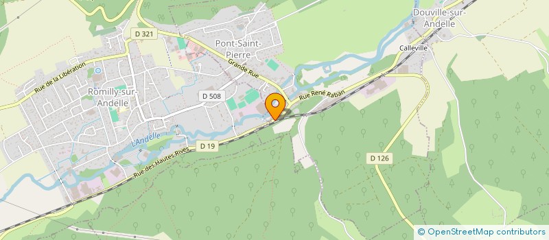 localisation de l'entreprise SCI LES HAUTS BOISES  PONT-SAINT-PIERRE