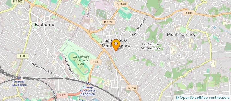 localisation de l'entreprise SCI LES HAUTS BUISSONS  SOISY-SOUS-MONTMORENCY