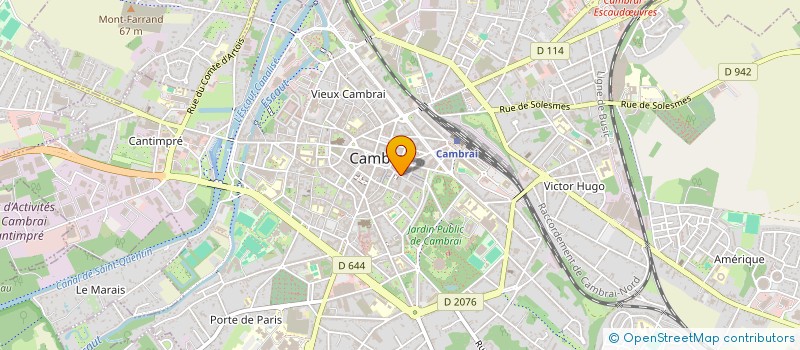 localisation de l'entreprise SCI LES HAUTS CADRES à CAMBRAI