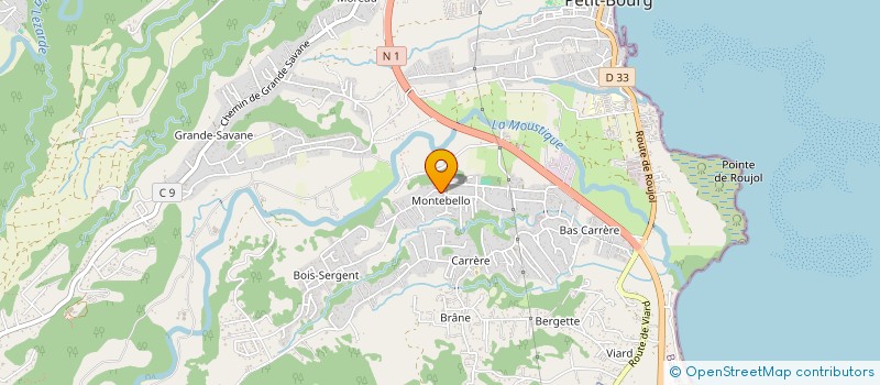 localisation de l'entreprise SCI LES HAUTS D'ANNECY à PETIT-BOURG
