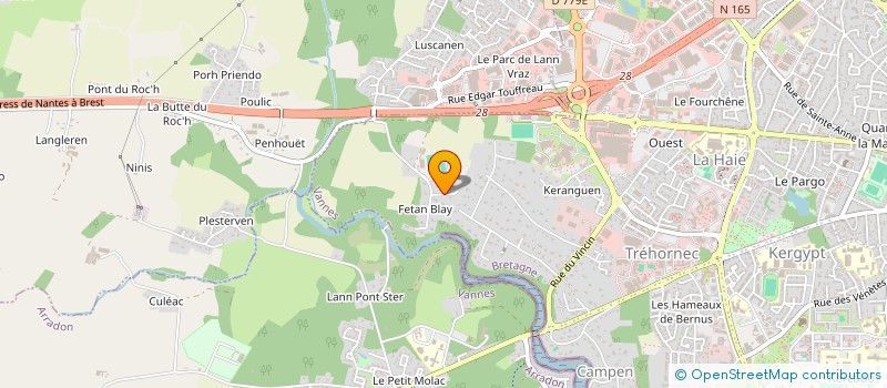 localisation de l'entreprise SCI LES HAUTS D ARTEMIS à VANNES