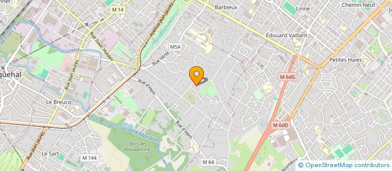 localisation de l'entreprise SCI LES HAUTS DE AIX à CROIX