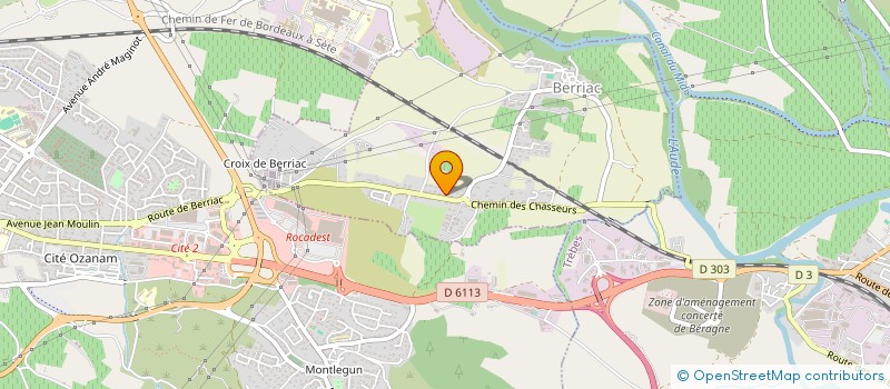 localisation de l'entreprise SCI LES HAUTS DE BERRIAC  BERRIAC