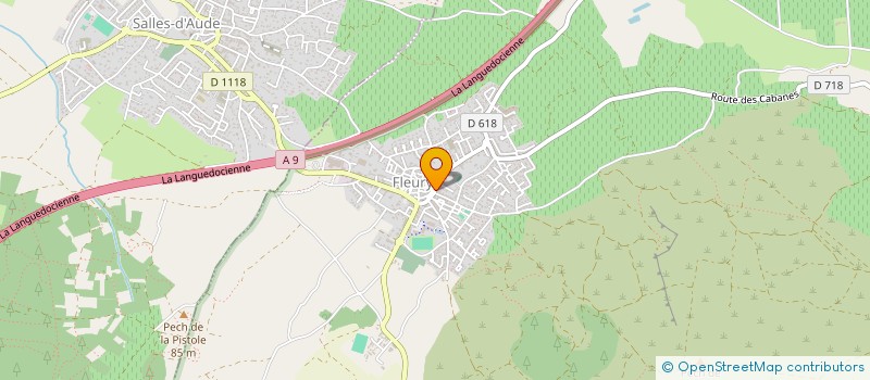 localisation de l'entreprise SCI LES HAUTS DE BIZE  FLEURY