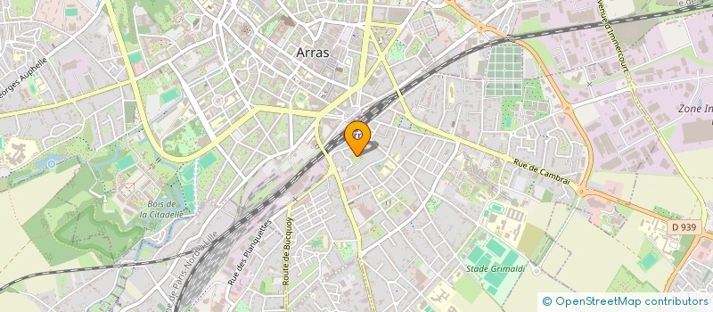 localisation de l'entreprise SCI LES HAUTS DE BLANGY à ARRAS