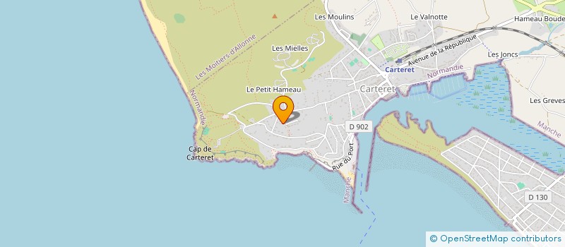 localisation de l'entreprise SCI LES HAUTS DE CARTERET à BARNEVILLE-CARTERET