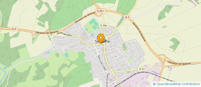 localisation de l'entreprise SCI LES HAUTS DE CHAMPAGNE à SEZANNE