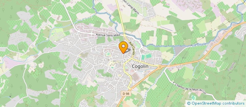 localisation de l'entreprise SCI LES HAUTS DE COGOLIN à CAVALAIRE-SUR-MER