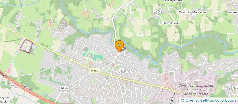 localisation de l'entreprise SCI LES HAUTS DE COUETS à SAUTRON