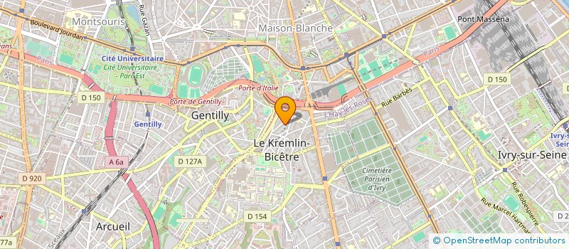 localisation de l'entreprise SCI LES HAUTS DE DARVAULT  KREMLIN BICETRE