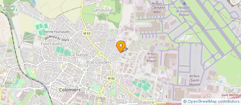 localisation de l'entreprise SCI LES HAUTS DE FALGARDE à COLOMIERS