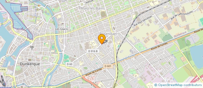 localisation de l'entreprise SCI LES HAUTS DE FRANCE 2 à DUNKERQUE