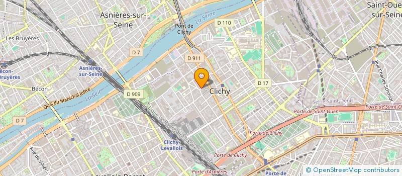 localisation de l'entreprise SCI LES HAUTS DE FRANCE à CLICHY