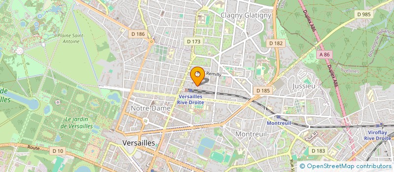 localisation de l'entreprise SCI LES HAUTS DE GOH VRAS  VERSAILLES