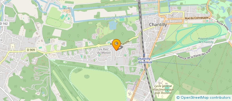 localisation de l'entreprise SCI LES HAUTS DE GOUVIEUX  GOUVIEUX