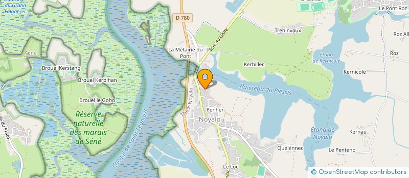 localisation de l'entreprise SCI LES HAUTS DE KERAVELLO  THEIX-NOYALO