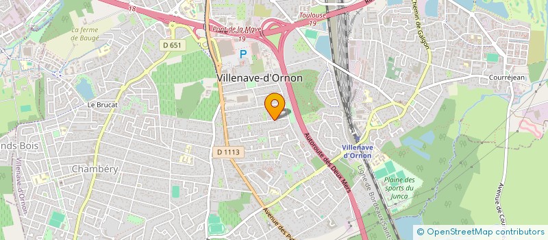 localisation de l'entreprise SCI LES HAUTS DE L'ESTUAIRE  VILLENAVE-D'ORNON