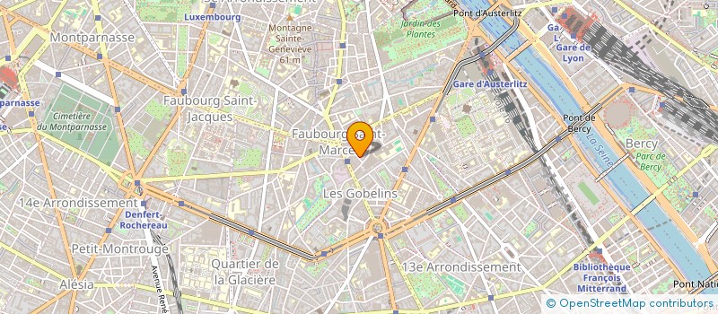 localisation de l'entreprise SCI LES HAUTS DE L'UNION  PARIS