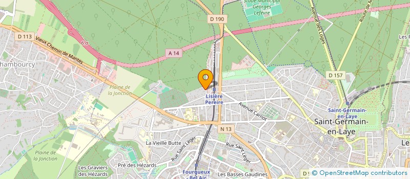 localisation de l'entreprise SCI LES HAUTS DE LA BERNARDE  SAINT-GERMAIN-EN-LAYE