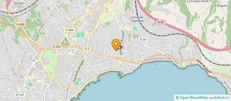 localisation de l'entreprise SCI LES HAUTS DE LA CHILIERE  LA CIOTAT