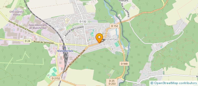 localisation de l'entreprise SCI LES HAUTS DE LA DANCHERE  LE MALESHERBOIS