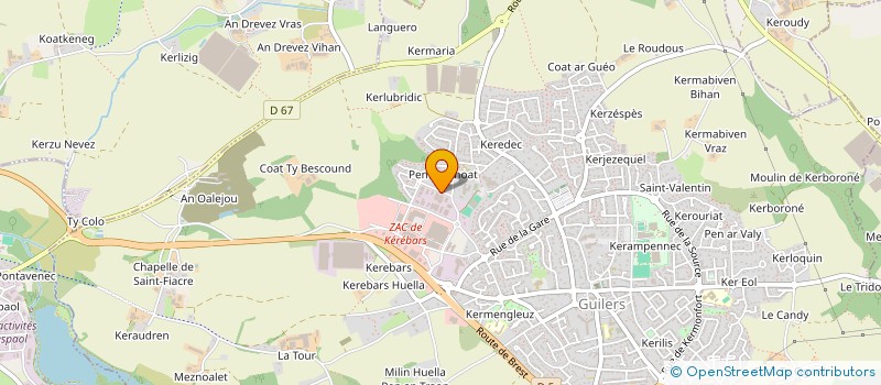 localisation de l'entreprise SCI LES HAUTS DE LA MIGNONNE  GUILERS