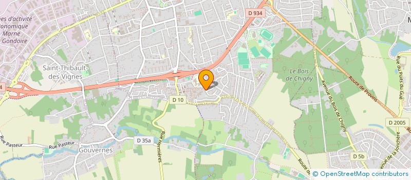 localisation de l'entreprise SCI LES HAUTS DE LAGNY  LAGNY-SUR-MARNE