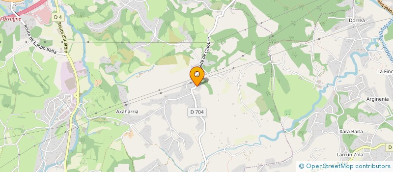 localisation de l'entreprise SCI LES HAUTS DE MONTREDON à URRUGNE