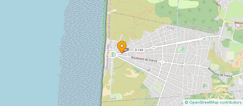 localisation de l'entreprise SCI LES HAUTS DE MONTREUIL à CUCQ