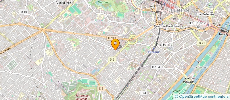 localisation de l'entreprise SCI LES HAUTS DE NANTERRE  NANTERRE