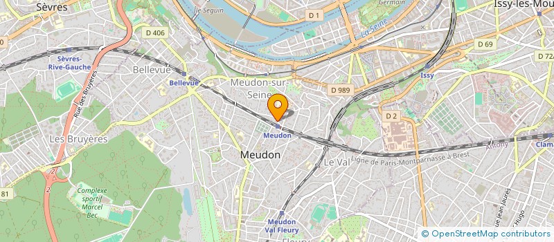 localisation de l'entreprise SCI LES HAUTS DE NIGE à MEUDON