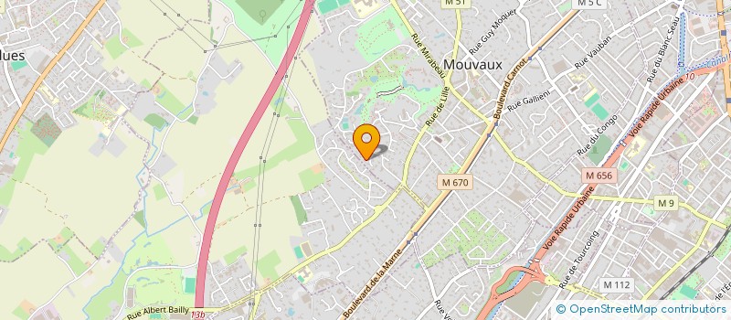 localisation de l'entreprise SCI LES HAUTS DE NOYELLES  MOUVAUX