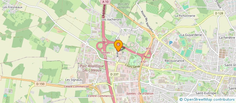 localisation de l'entreprise SCI LES HAUTS DE SAINT GEORGES  SAINT-GEORGES-DES-COTEAUX