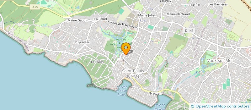 localisation de l'entreprise SCI LES HAUTS DE SAINT PALAIS  SAINT-PALAIS-SUR-MER