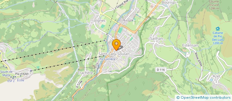 localisation de l'entreprise SCI LES HAUTS DE VIGNEC 1 à SAINT-LARY-SOULAN