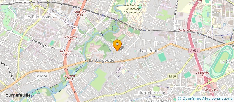localisation de l'entreprise SCI LES HAUTS DE VIGOULET à TOULOUSE