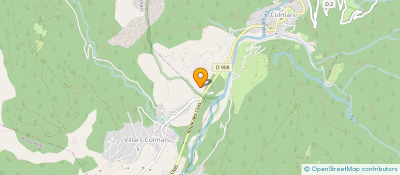 localisation de l'entreprise SCI LES HAUTS DE VILLARS  VILLARS-COLMARS